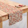 Decorative fabric, half Panama, Flower Meadow – coral/natural,  thumbnail number 6