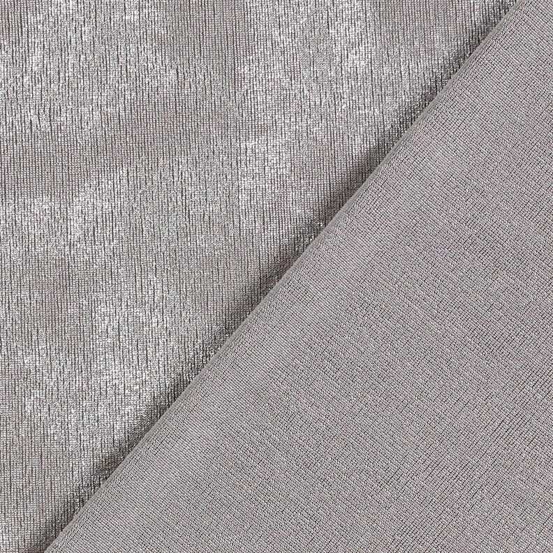 Glitter foil jersey – grey/antique silver,  image number 6