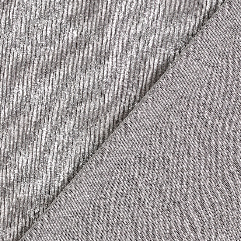 Glitter foil jersey – grey/antique silver, image number 6