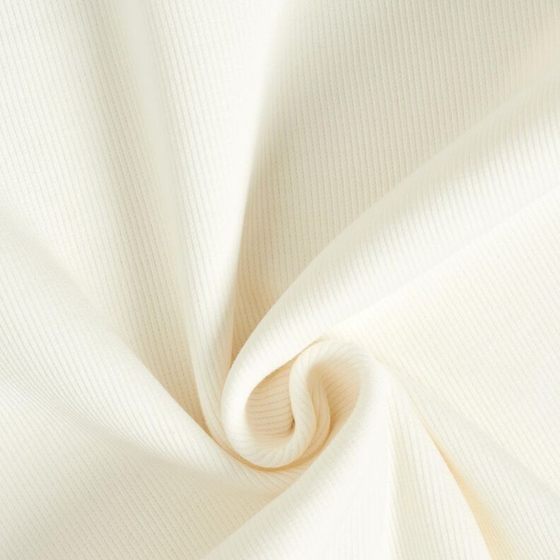 2x2 Ribbing Plain – offwhite,  image number 1