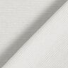 Tubular cuff fabric narrow stripes – misty grey/offwhite,  thumbnail number 3
