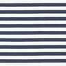 French Terry Yarn-Dyed Stripes – offwhite/navy blue,  thumbnail number 1