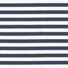 French Terry Yarn-Dyed Stripes – offwhite/navy blue,  thumbnail number 1