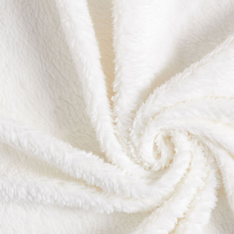 Plain sherpa Cotton Blend Plain – offwhite, image number 3