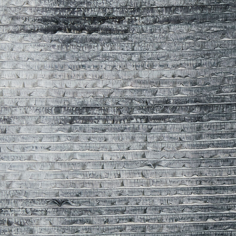 Horizontal Stripes Batik Ruffled Jersey – light grey,  image number 1