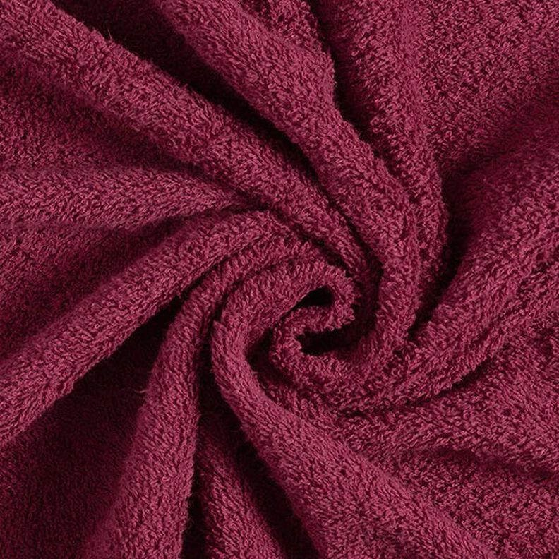 Towelling Fabric – burgundy,  image number 1