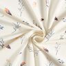 Cotton Jersey tendrils and feathers Digital Print – offwhite,  thumbnail number 3