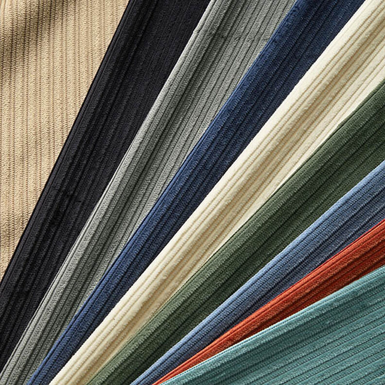 Wide and Narrow Fancy Cord – navy blue, image number 4