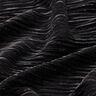 Plain Lurex Pleated Velvet – black,  thumbnail number 2