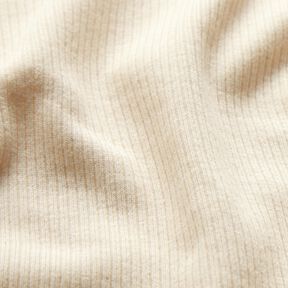Unbleached fine ribbed jersey – natural, 