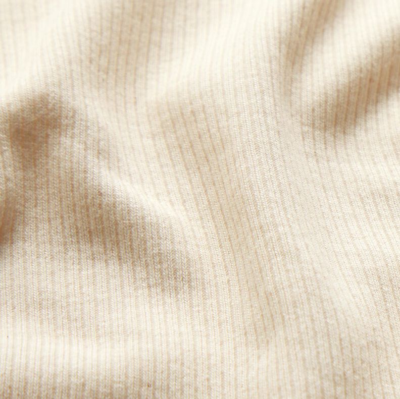 Unbleached fine ribbed jersey – natural,  image number 2
