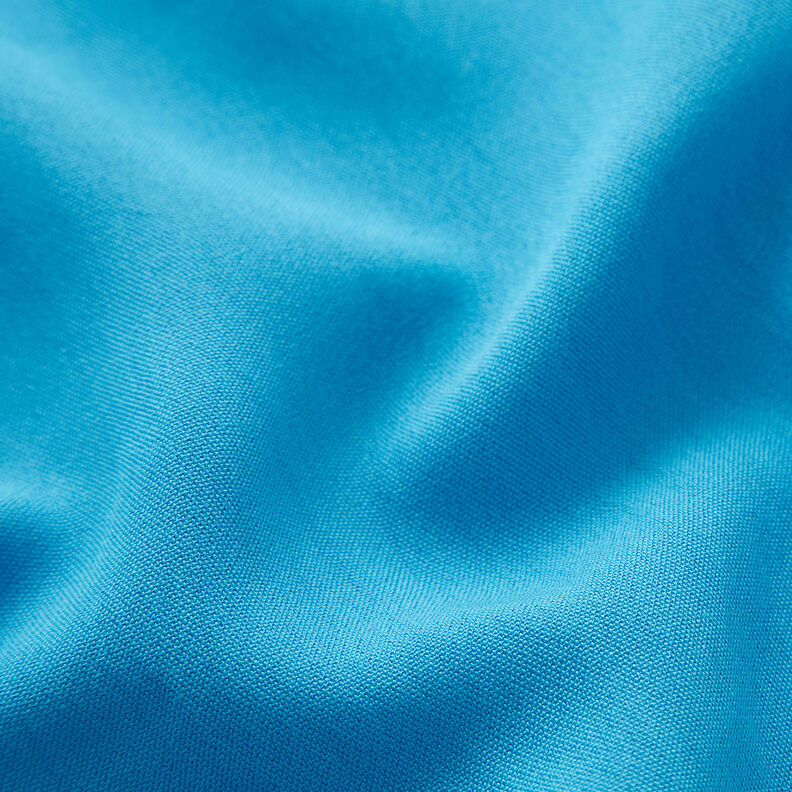 Plain-coloured plain weave viscose blend – turquoise,  image number 2