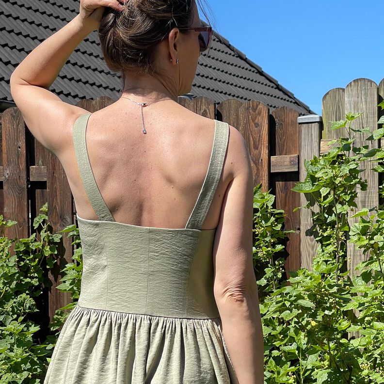Viscose Blend Shimmer Shine – light khaki, image number 8