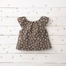 Double Gauze/Muslin large leopard pattern – dark taupe/white,  thumbnail number 6