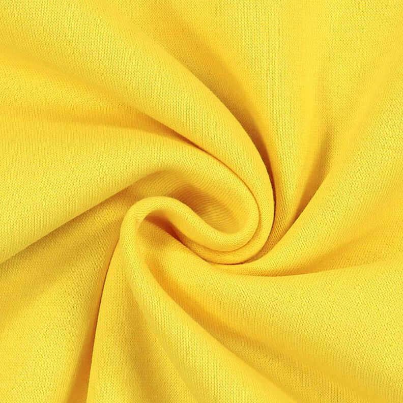 Brushed Sweatshirt Fabric – yellow,  image number 2