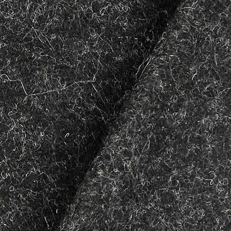 Felt 90 cm / 1 mm thick – dark grey,  image number 3