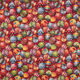 Decor Fabric Tapestry Fabric Christmas Tree Baubles – carmine,  thumbnail number 1