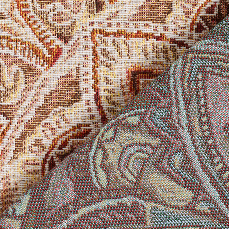 Decor Fabric Tapestry Fabric delicate mandala – offwhite/bronze, image number 4