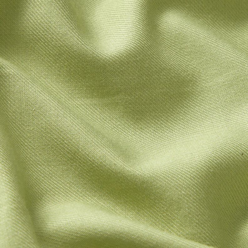 Plain cotton viscose blend blouse fabric – light green,  image number 2