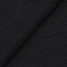 Linen fabric ramie mix stonewashed, heavy quality – black,  thumbnail number 3