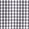 Cotton Vichy check 1 cm – pearl grey/white,  thumbnail number 1