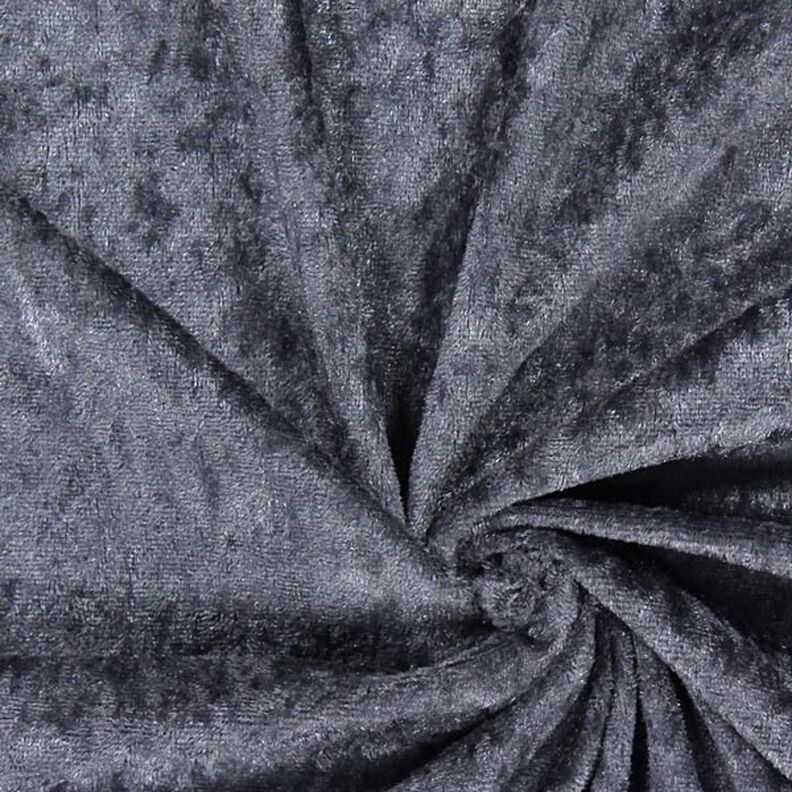 Panne velvet – dark grey,  image number 1