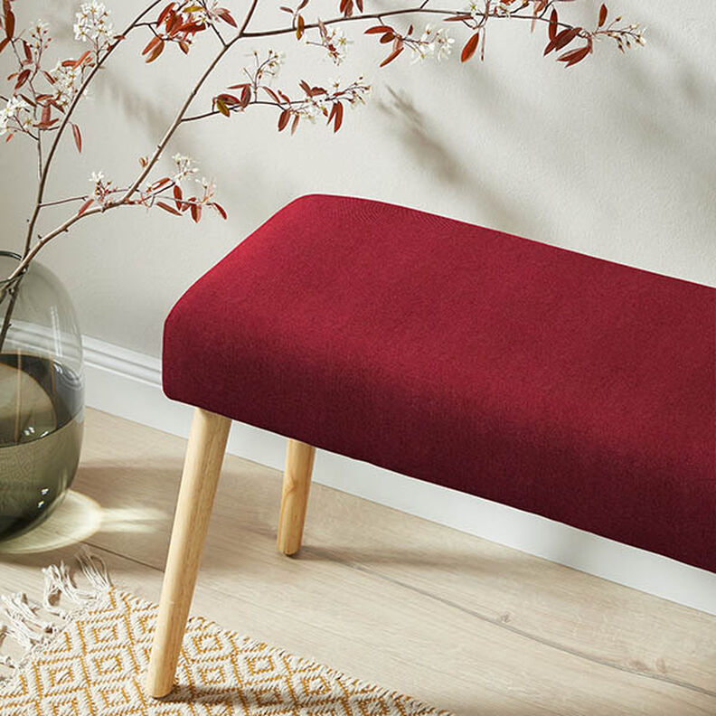 Upholstery Fabric Monotone Mottled – burgundy, image number 6