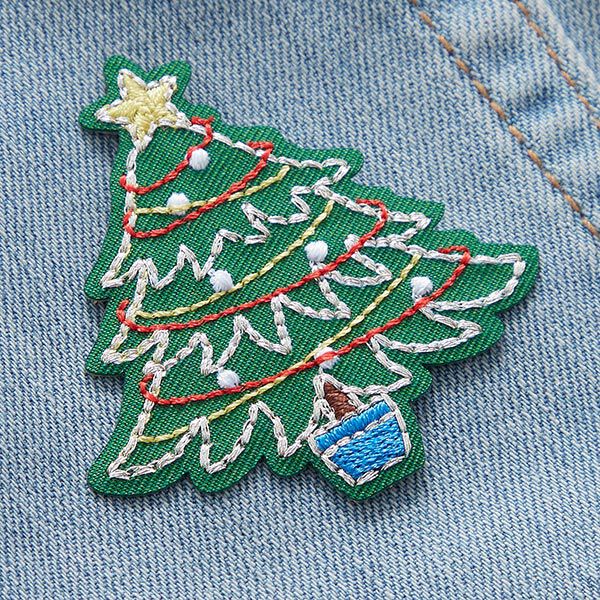 Patch Christmas tree [6 cm],  image number 2