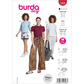 Shirt | Burda 5809 | 34-48, 