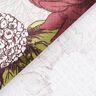 Decorative Panama fabric floral print – misty grey,  thumbnail number 3