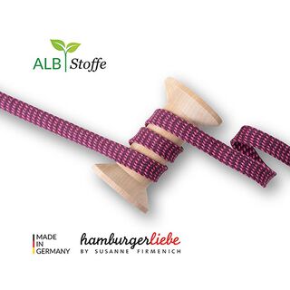 Organic Braided Twist Me Dots [ 15 mm ] | Albstoffe – pink/raspberry, 