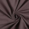 Light Cotton Sweatshirt Fabric Plain – dark brown,  thumbnail number 1