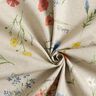 Coated Cotton alpine flowers – natural/blue,  thumbnail number 4