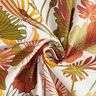 Decor Fabric Panama colourful flowers – cream/terracotta,  thumbnail number 3