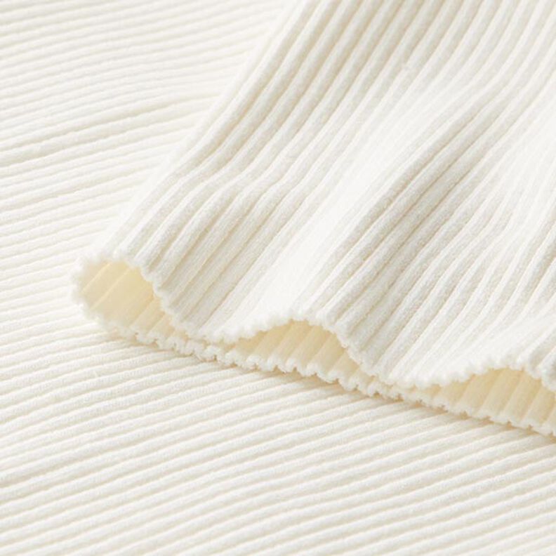Heavy Hipster Jacket Cuff Ribbing – offwhite,  image number 2