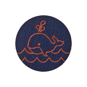 Whale Embellishment [ 23 mm ] – navy blue, 