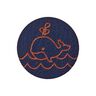 Whale Embellishment [ 23 mm ] – navy blue,  thumbnail number 1