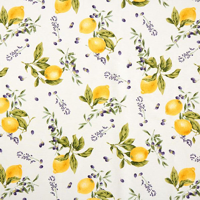 Decor Fabric Canvas Lemons – yellow,  image number 1