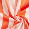 Blouse Fabric large vertical stripes – coral/light pink,  thumbnail number 3