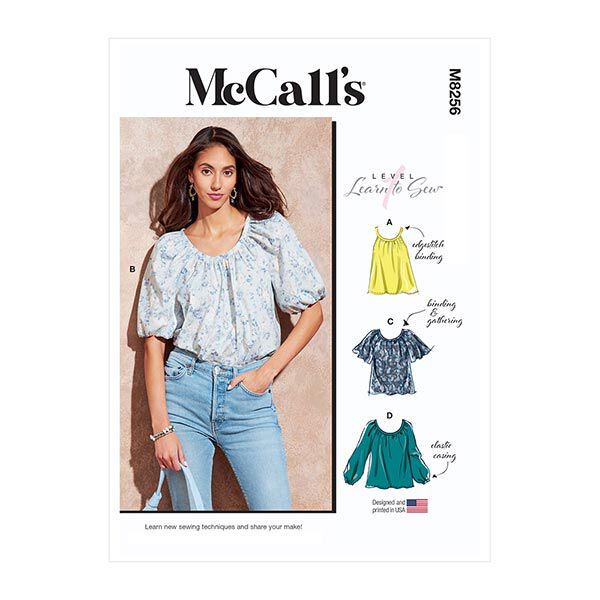 Tops | McCalls 8256 | OneSize,  image number 1