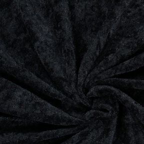 Panne velvet – black, 