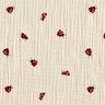 Double Gauze/Muslin cute ladybugs – offwhite,  thumbnail number 1