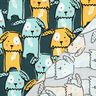 Cotton Jersey floppy-eared dogs | Poppy Fabrics – dark green,  thumbnail number 4