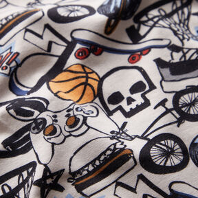 Cotton Jersey Cool stuff | by Poppy light taupe, 