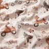 Decor Fabric Cotton Twill retro vehicles Digital Print – almond,  thumbnail number 2