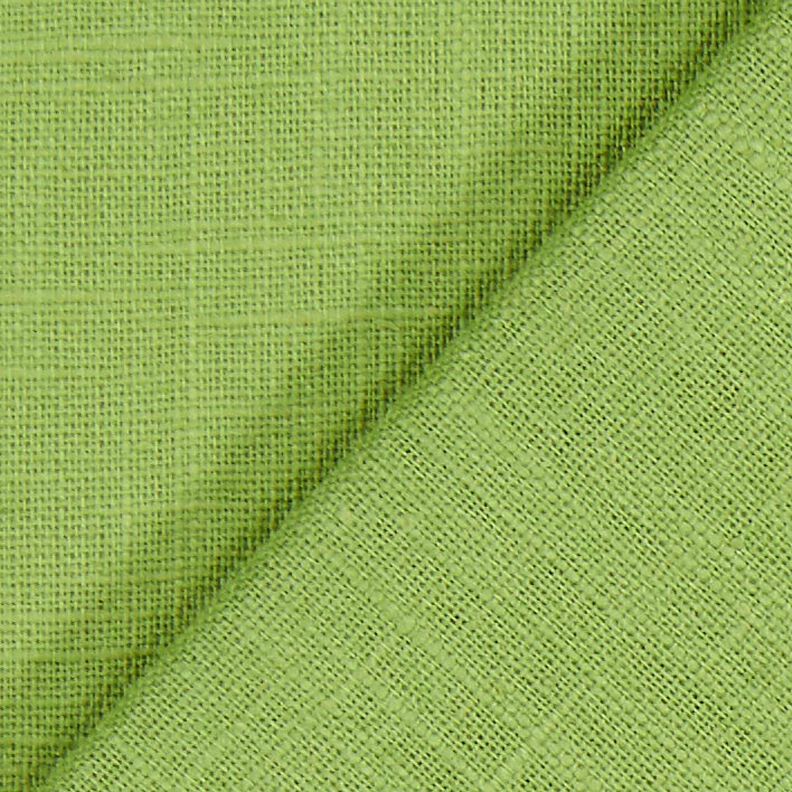 Linen fabric Ramie mix medium – moss green,  image number 4