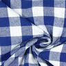Cotton Vichy check 1,7 cm – royal blue/white,  thumbnail number 2