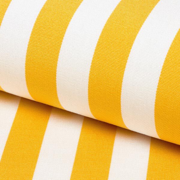 Outdoor Deckchair fabric Longitudinal stripes, 44 cm – yellow,  image number 1