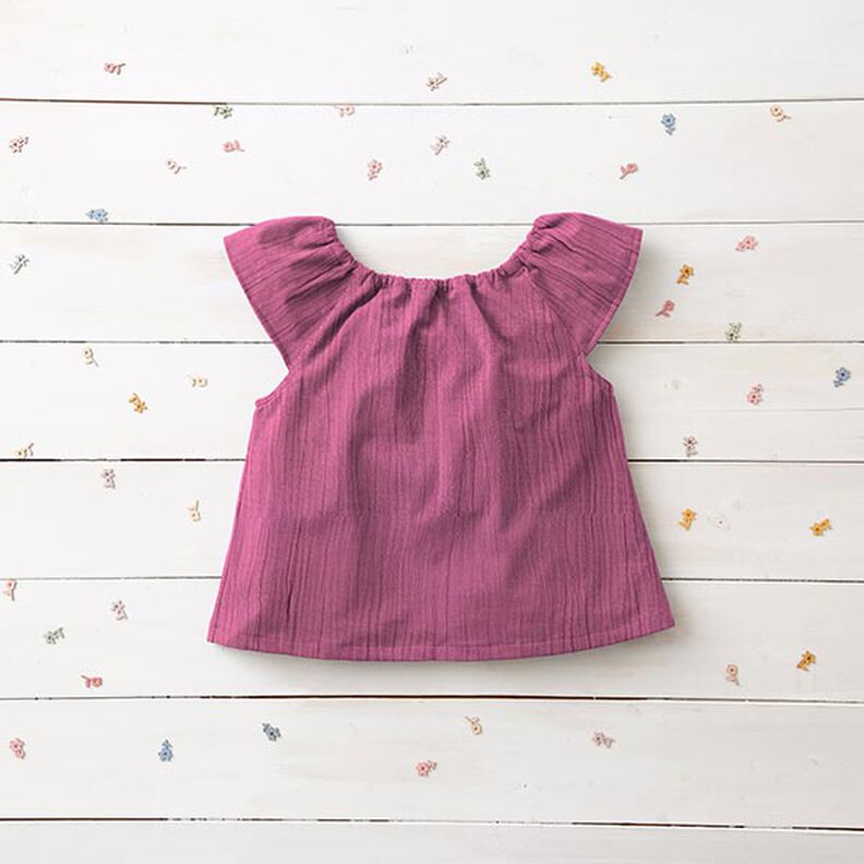 GOTS Double Gauze/Muslin | Tula – mauve,  image number 5