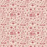 Cotton Cretonne graphic-art Christmas motifs – natural/carmine,  thumbnail number 1